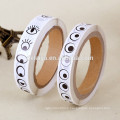 Hot sale black & white eyes pattern paper roll stickers